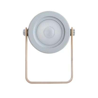 Dimmbare LED-Laterne – Holz und Metall – Warmweiß – USB-aufladbar