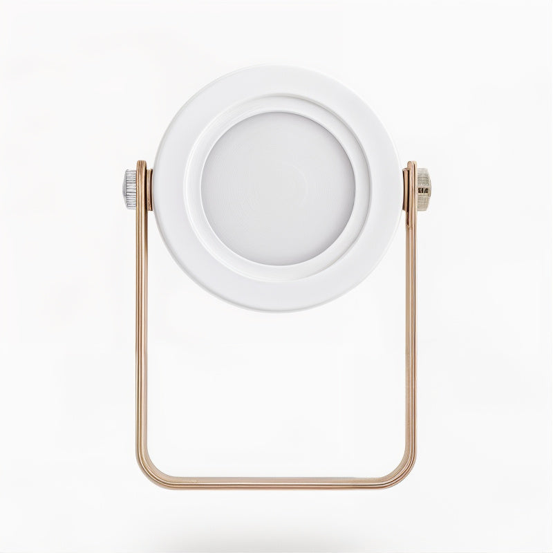 Dimmbare LED-Laterne – Holz und Metall – Warmweiß – USB-aufladbar