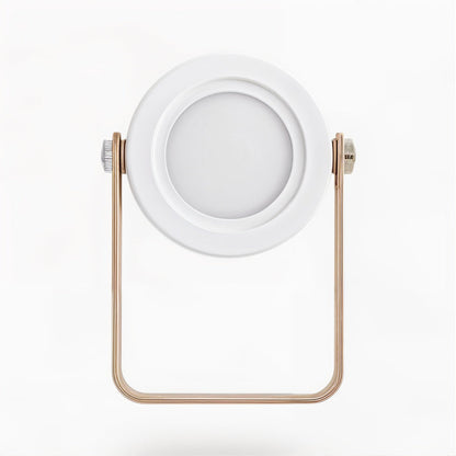 Dimmbare LED-Laterne – Holz und Metall – Warmweiß – USB-aufladbar