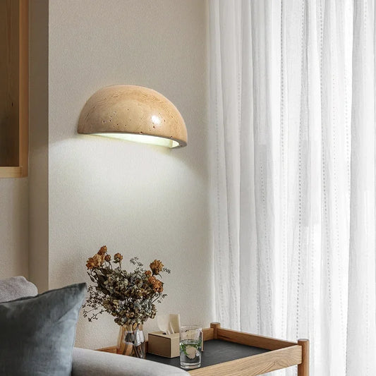 Luminous Haven LED Steinwandlampe, stilvoll für Wohn- & Schlafzimmer